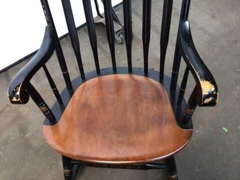 Seating Rocking Chair - Hitchcock Black Harvest w/Gold Stenciling