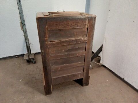 Refrigerator - Oak Eskimo Ice Box (Antique) - Construction Junction