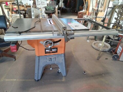 Ridgid Contractor Table Saw 10 in. R4512 (ASIS) - Construction